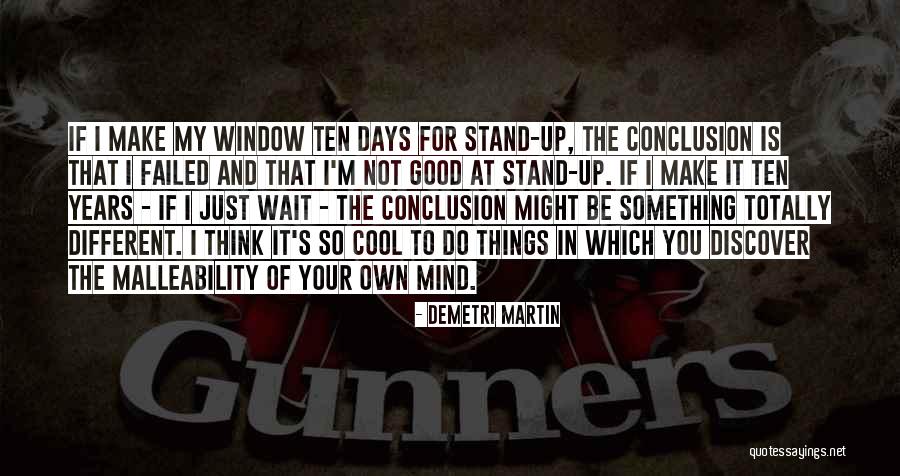 Something Good Waiting Quotes By Demetri Martin