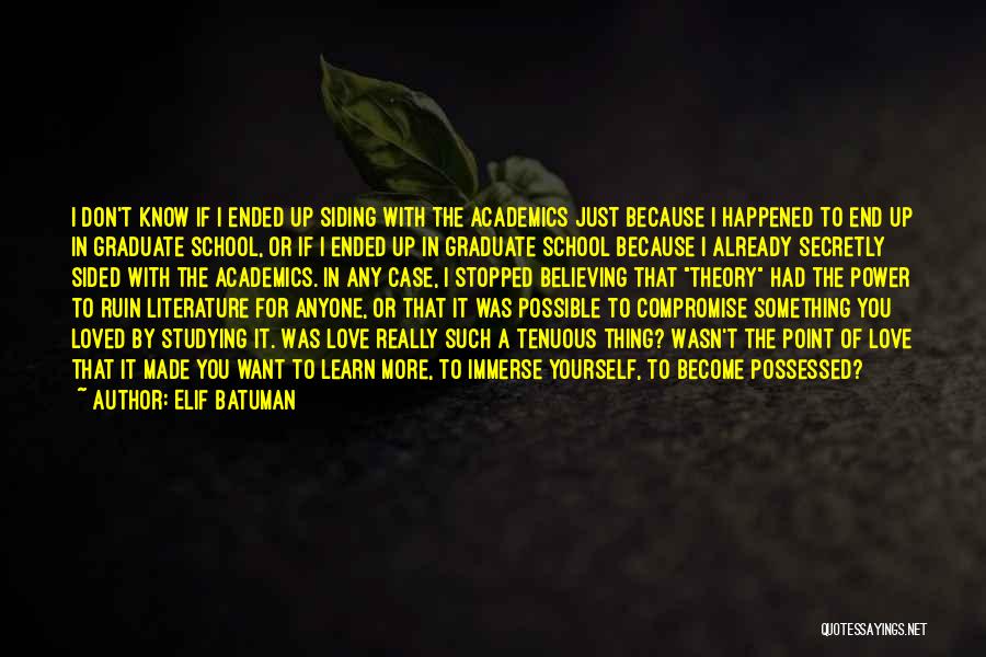 Something Happened Quotes By Elif Batuman