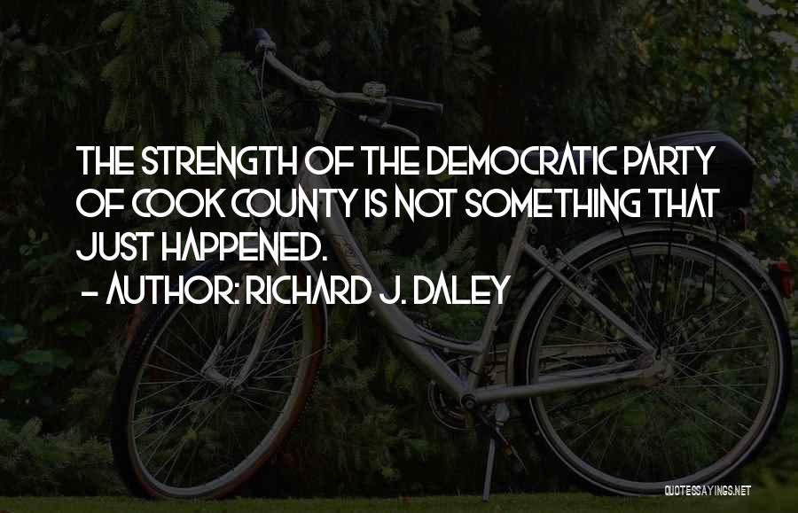 Something Happened Quotes By Richard J. Daley