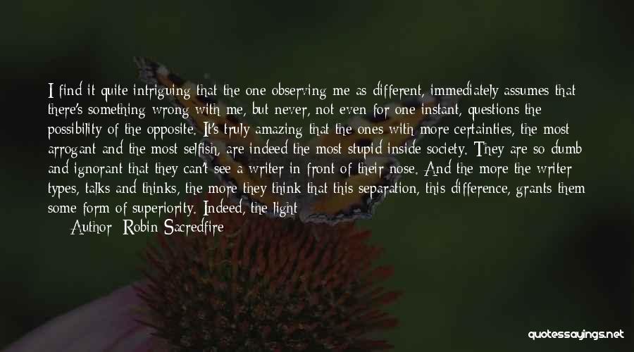 Something Inside Me Quotes By Robin Sacredfire