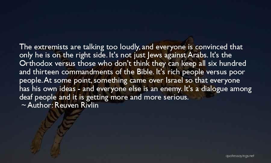 Something Just Not Right Quotes By Reuven Rivlin