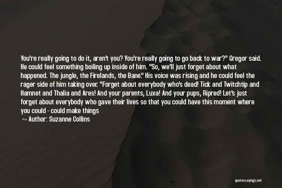 Something Killing Me Quotes By Suzanne Collins