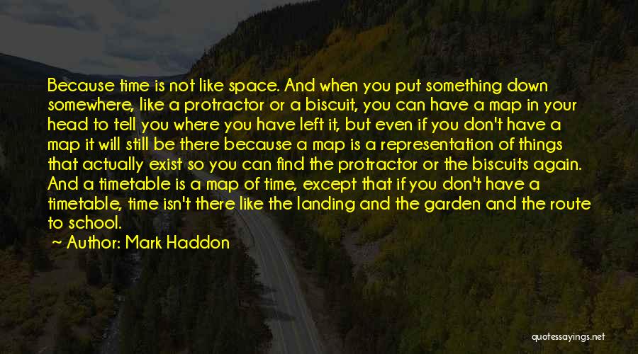 Something Left Quotes By Mark Haddon