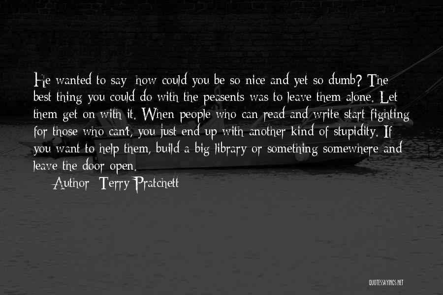 Something Nice To Say Quotes By Terry Pratchett