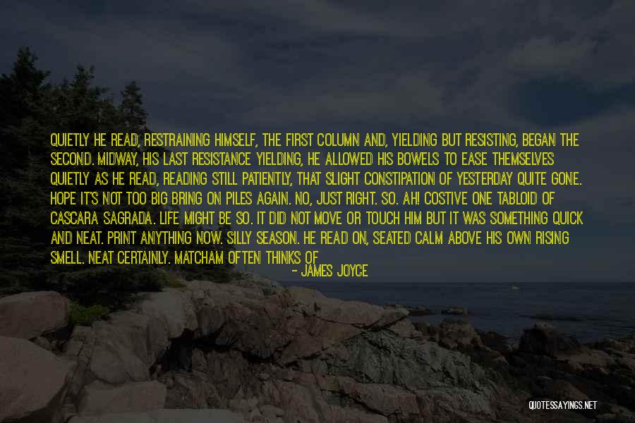 Something Not Feeling Right Quotes By James Joyce Something Not Feeling Right Quotes By James Joyce