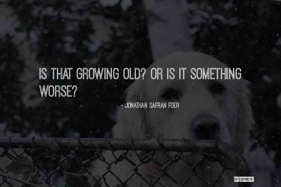 Something Old Quotes By Jonathan Safran Foer Something Old Quotes By Jonathan Safran Foer