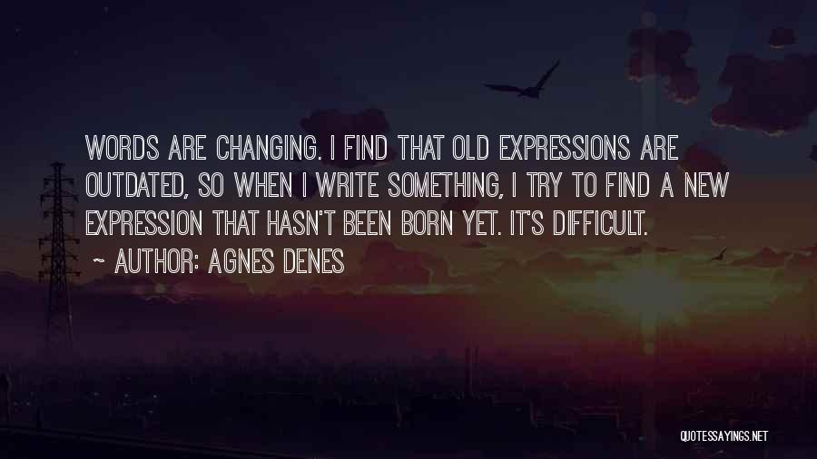 Something Old Something New Quotes By Agnes Denes