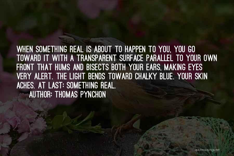 Something Real Quotes By Thomas Pynchon