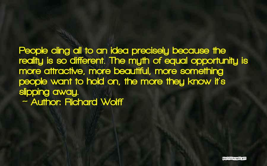 Something Slipping Away Quotes By Richard Wolff