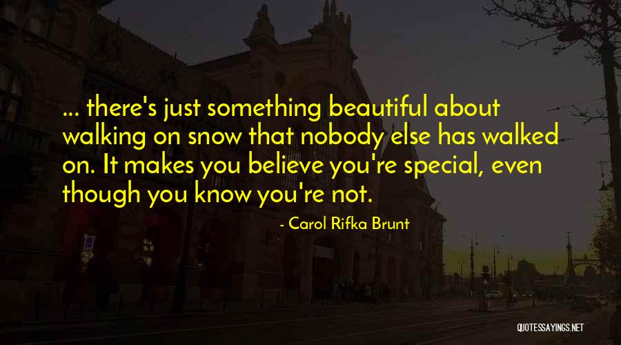 Something Special About You Quotes By Carol Rifka Brunt