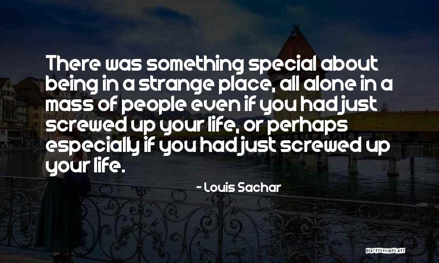 Something Special About You Quotes By Louis Sachar