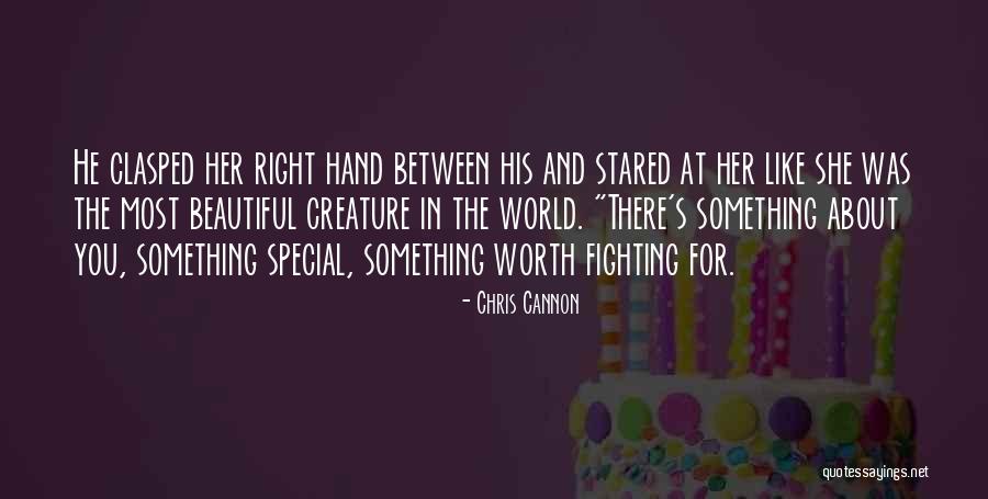 Something Special For You Quotes By Chris Cannon