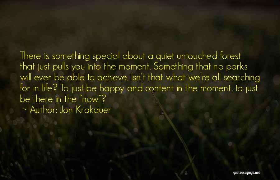 Something Special In Life Quotes By Jon Krakauer