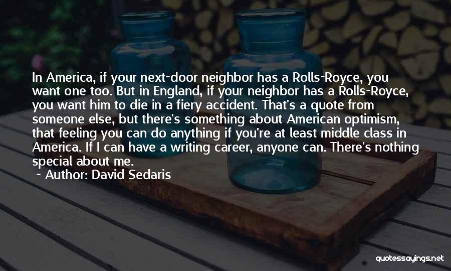 Something Special To Someone Quotes By David Sedaris