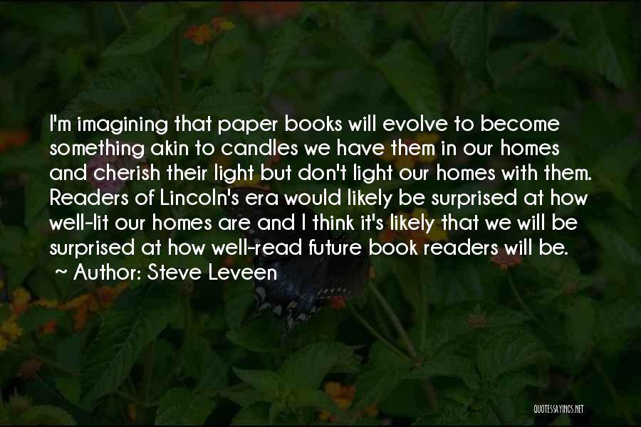 Something To Cherish Quotes By Steve Leveen