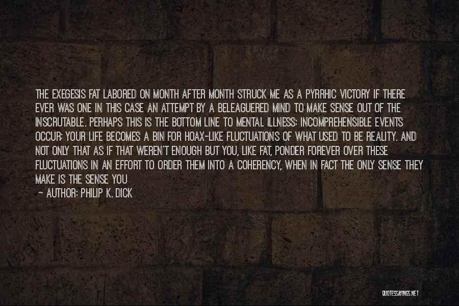 Something To Ponder On Quotes By Philip K. Dick