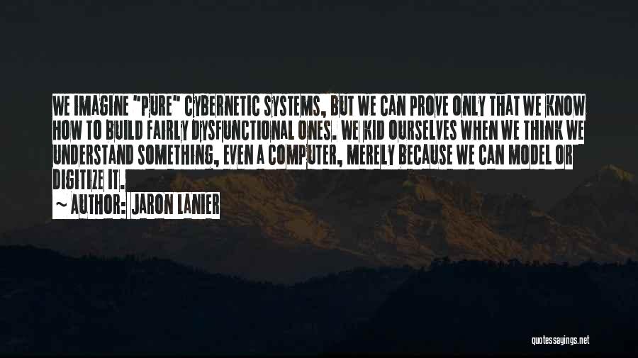 Something To Prove Quotes By Jaron Lanier