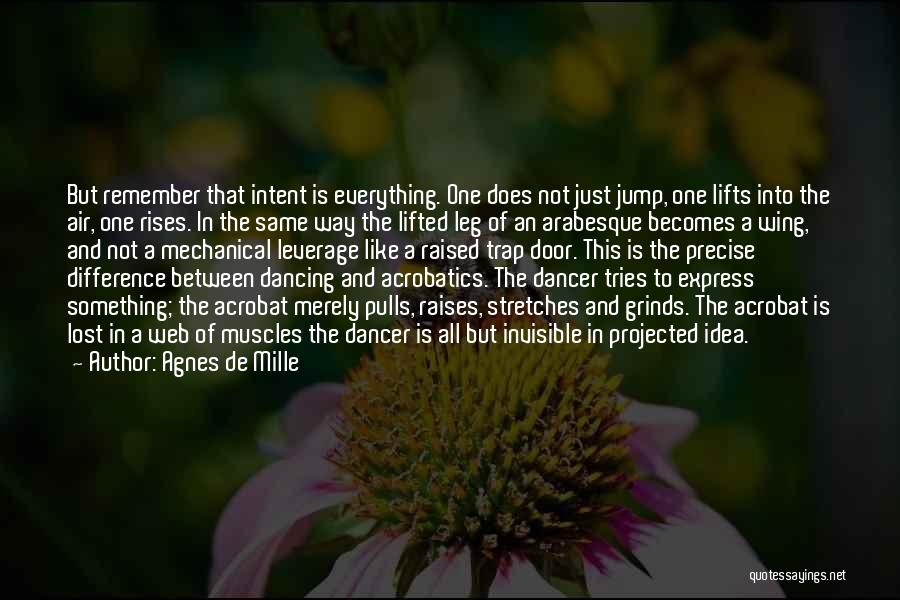Something To Remember Quotes By Agnes De Mille