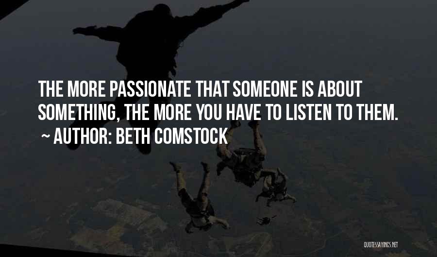 Something To Someone Quotes By Beth Comstock