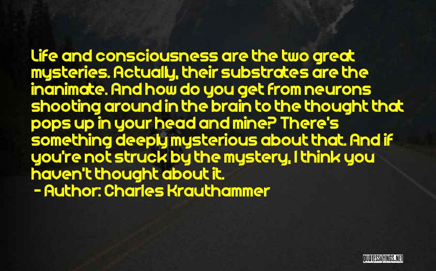 Something To Think About Life Quotes By Charles Krauthammer