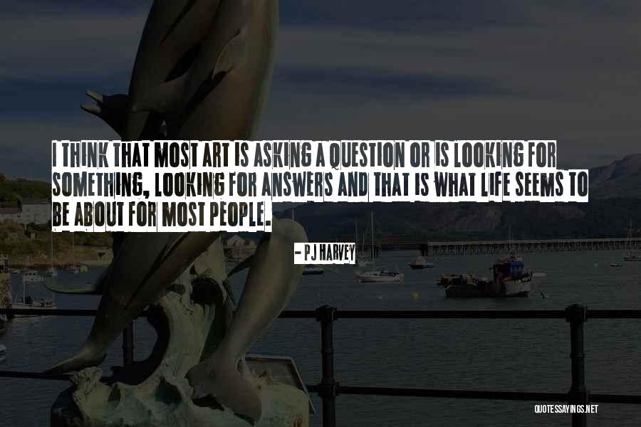 Something To Think About Life Quotes By PJ Harvey