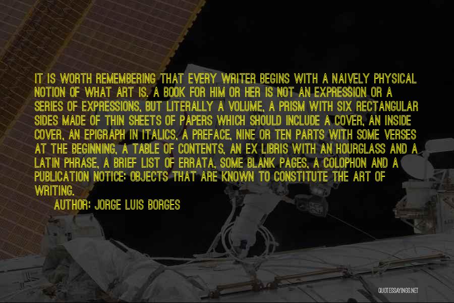 Something Worth Remembering Quotes By Jorge Luis Borges