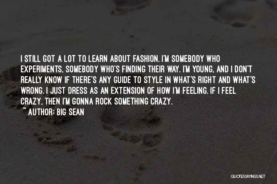 Something Wrong Feel So Right Quotes By Big Sean