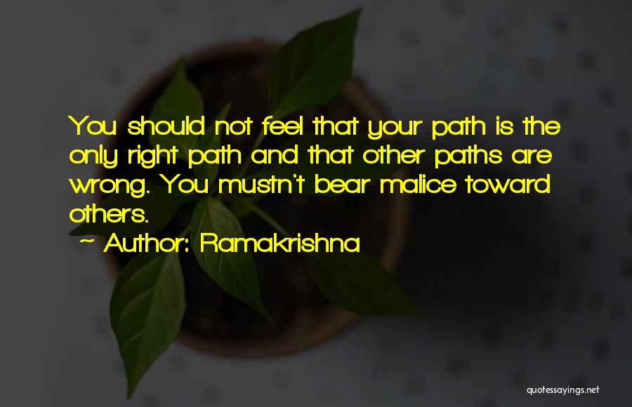 Something Wrong Feel So Right Quotes By Ramakrishna