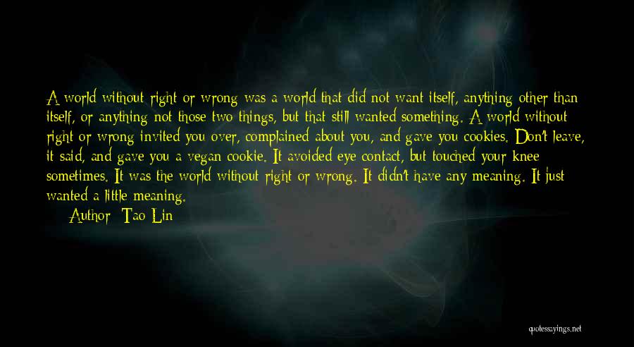 Something You Did Wrong Quotes By Tao Lin