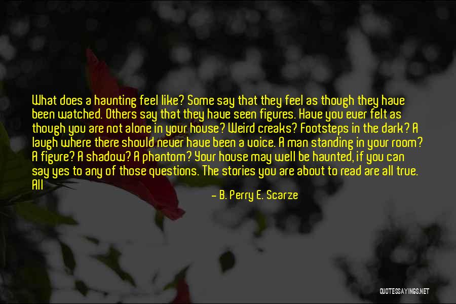 Sometime I Feel Alone Quotes By B. Perry E. Scarze Sometime I Feel Alone Quotes By B. Perry E. Scarze