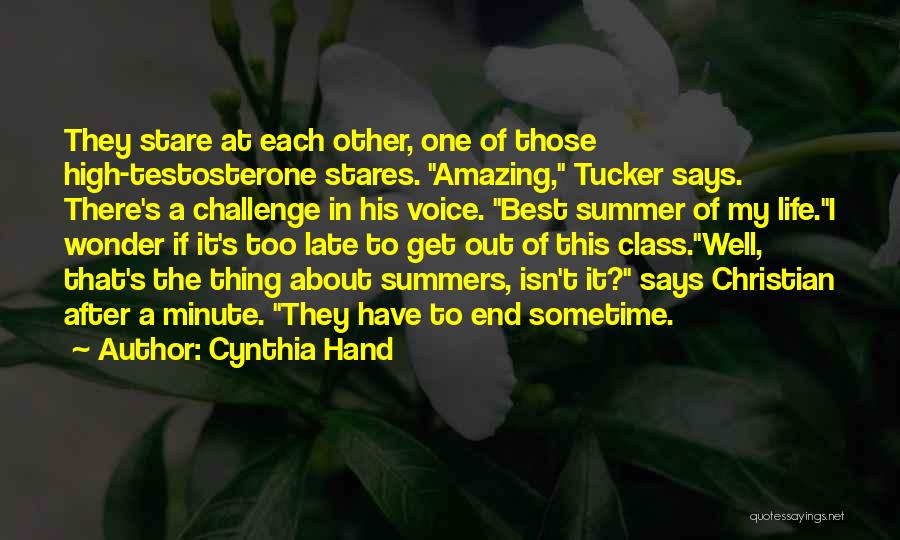 Sometime I Wonder Quotes By Cynthia Hand