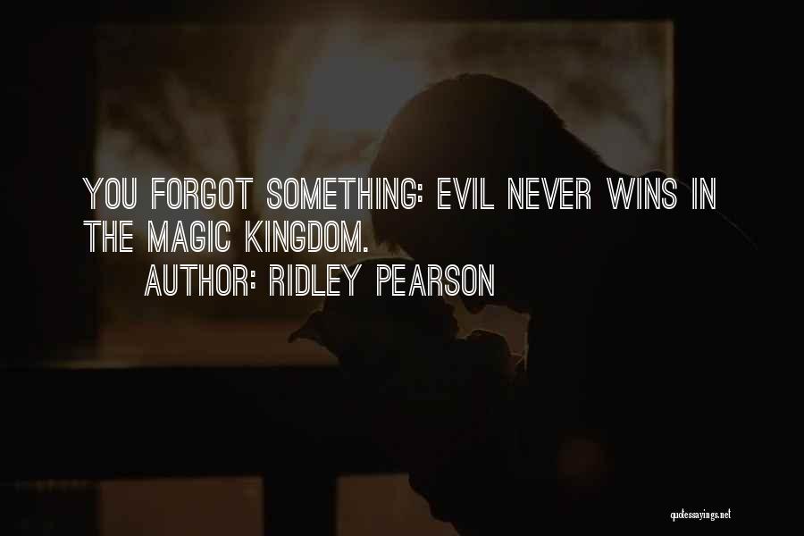 Sometimes Evil Wins Quotes By Ridley Pearson