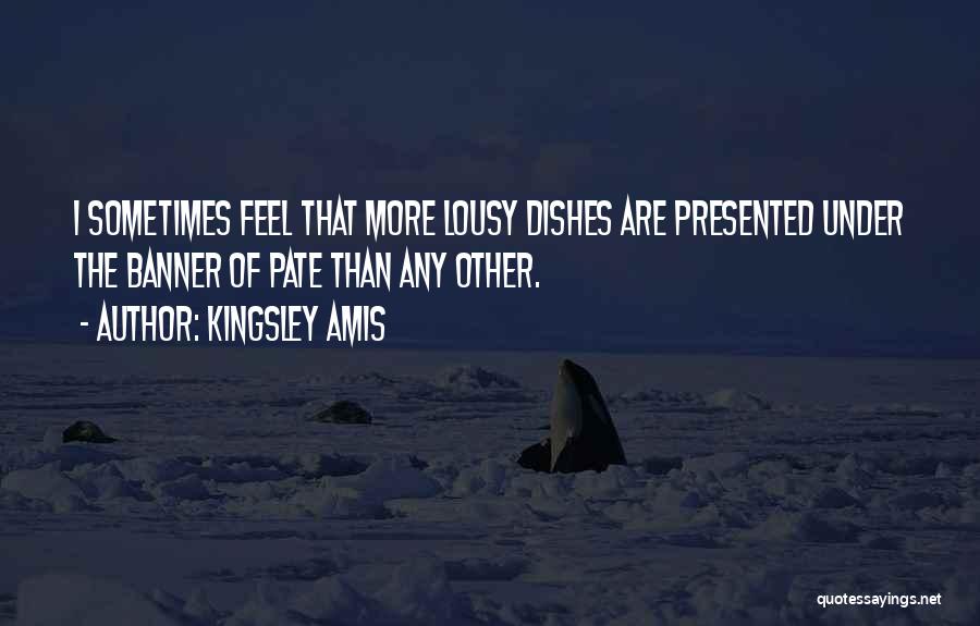 Sometimes I Feel Quotes By Kingsley Amis