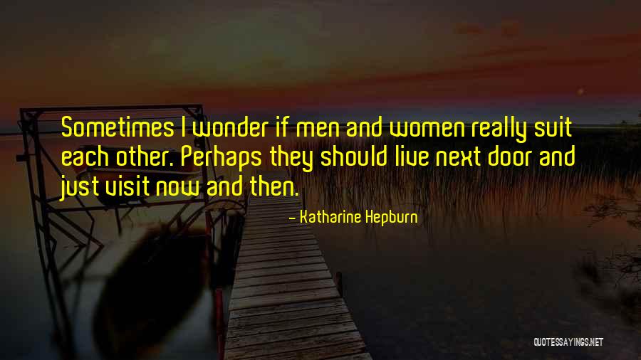 Sometimes I Really Wonder Quotes By Katharine Hepburn Sometimes I Really Wonder Quotes By Katharine Hepburn