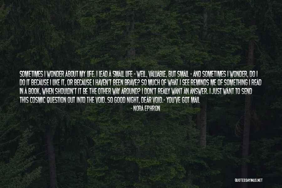 Sometimes I Really Wonder Quotes By Nora Ephron Sometimes I Really Wonder Quotes By Nora Ephron