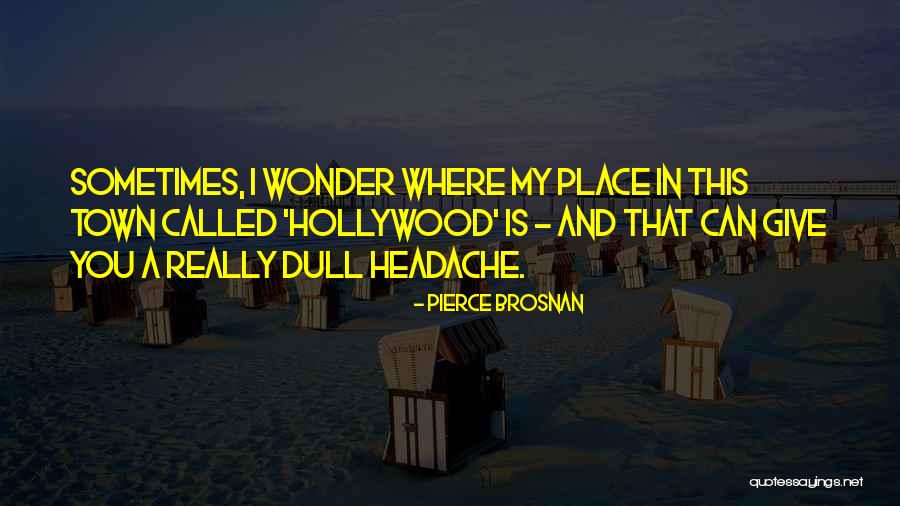 Sometimes I Really Wonder Quotes By Pierce Brosnan Sometimes I Really Wonder Quotes By Pierce Brosnan