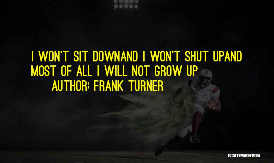 Sometimes I Shut Down Quotes By Frank Turner