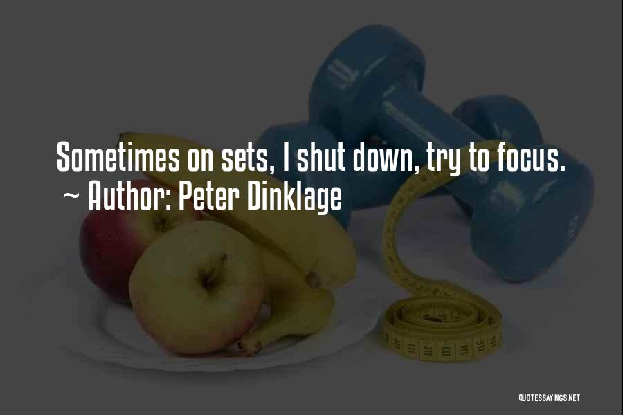 Sometimes I Shut Down Quotes By Peter Dinklage