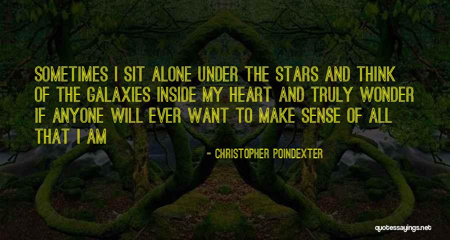 Sometimes I Sit And Think Quotes By Christopher Poindexter