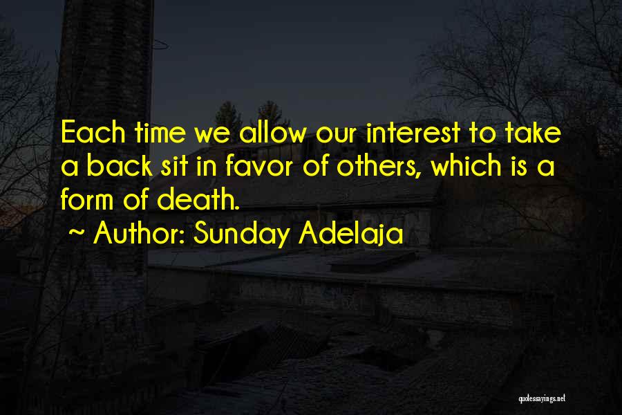 Sometimes I Sit Back And Think Quotes By Sunday Adelaja