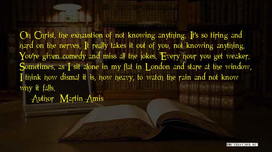 Sometimes I Think I Miss You Quotes By Martin Amis