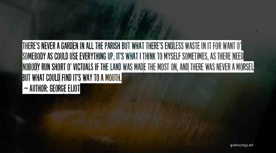 Sometimes I Think To Myself Quotes By George Eliot