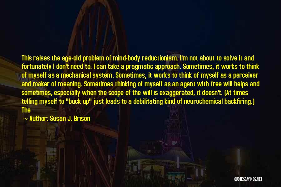 Sometimes I Think To Myself Quotes By Susan J. Brison