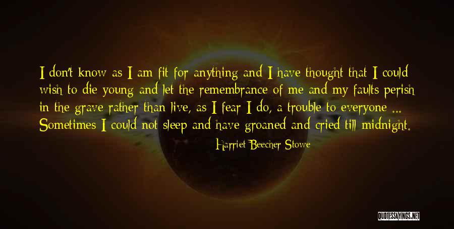 Sometimes I Wish I Could Quotes By Harriet Beecher Stowe