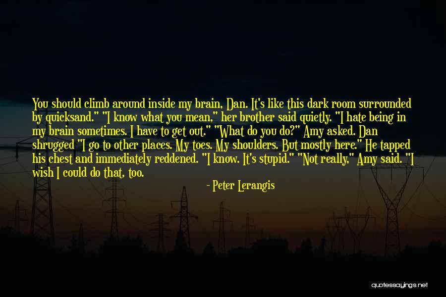 Sometimes I Wish I Could Quotes By Peter Lerangis