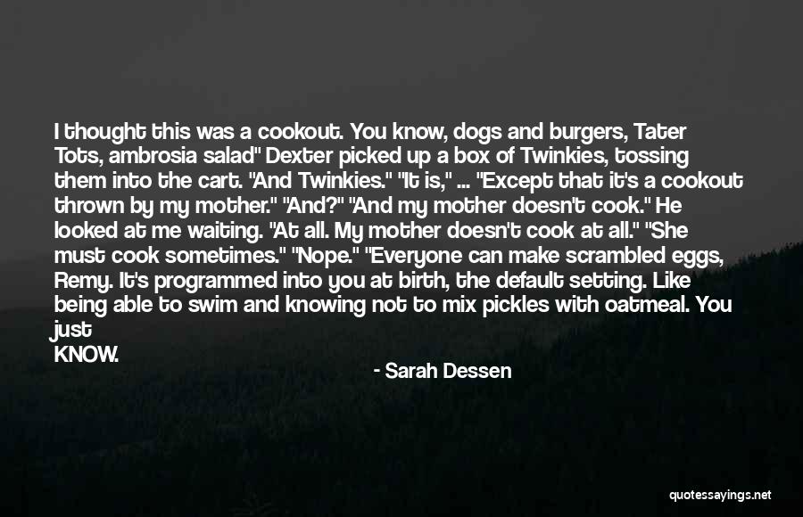 Sometimes I Wonder Dexter Quotes By Sarah Dessen Sometimes I Wonder Dexter Quotes By Sarah Dessen