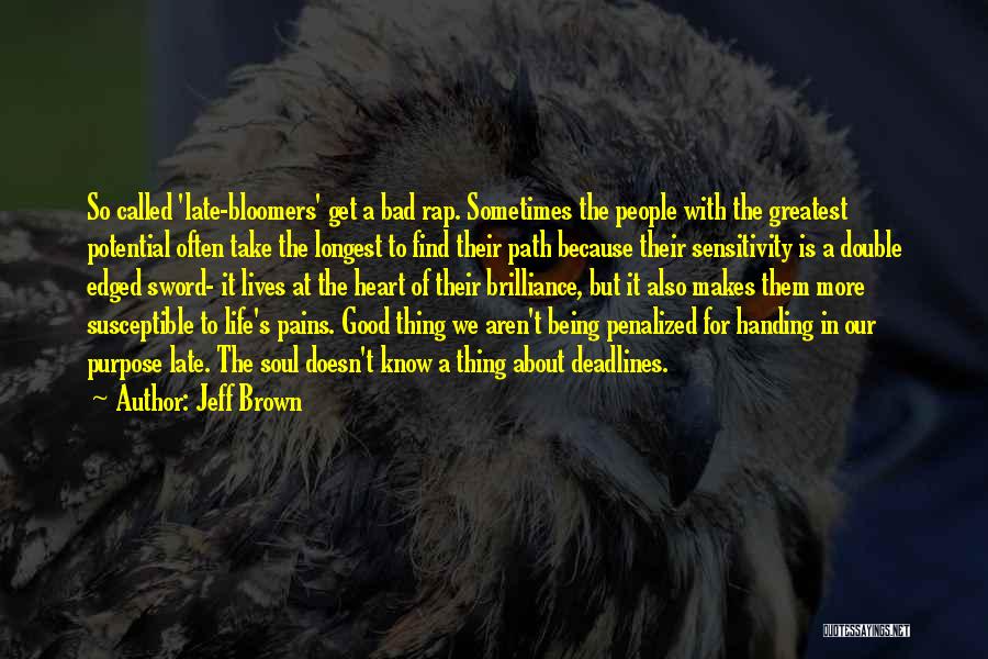 Sometimes In Our Lives Quotes By Jeff Brown