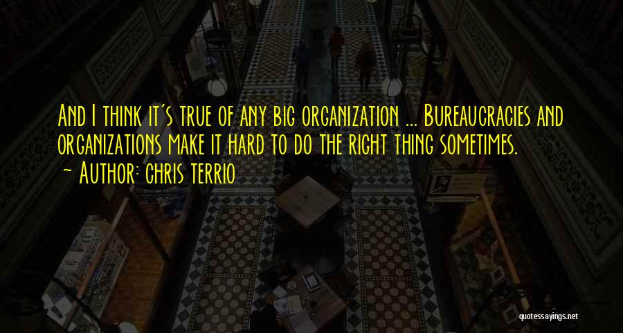 Sometimes It's Hard To Do The Right Thing Quotes By Chris Terrio