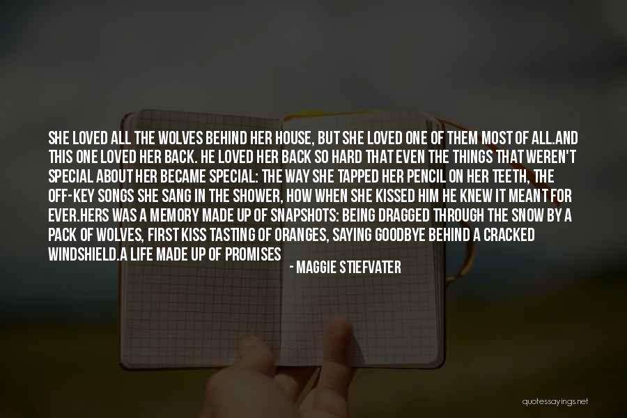 Sometimes It's Hard To Say Goodbye Quotes By Maggie Stiefvater