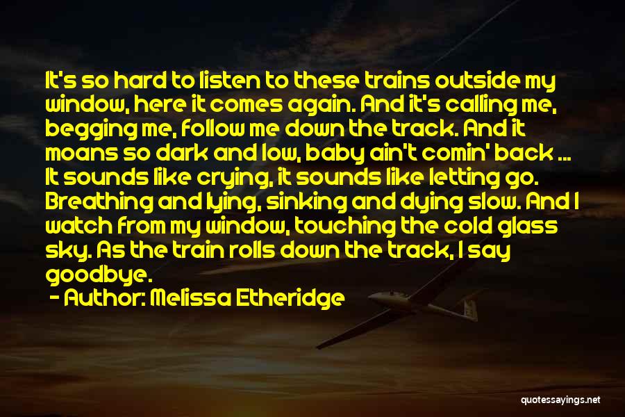 Sometimes It's Hard To Say Goodbye Quotes By Melissa Etheridge